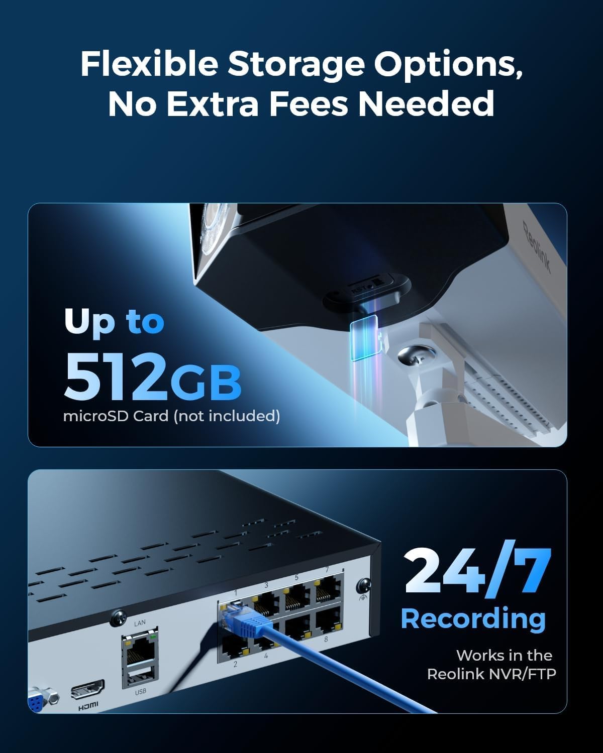 REOLINK Duo 3 PoE 16MP UHD Dual-Lens PoE Security Camera with 180° Panoramic View, Motion Track, F1.6 Color Night Vision, Person/Vehicle/Animal Detection, 2 Way Talk, Supports 24/7 Recording - Image 7