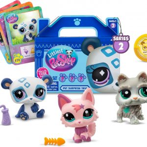 Littlest Pet Shop - Pet Surprise Three Pack - Series 2 - LPS Gen 7, Authentic Mystery Figures, Surprise Collectible Kidult Toy, Girls, Boys, Kids, Tweens Ages 4+