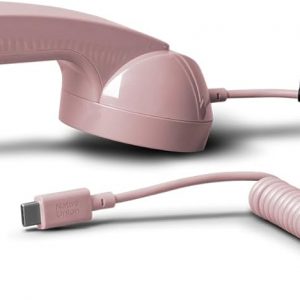 Native Union Pop Phone – Retro Telephone Handset with Mic & Speaker, USB-C for iPhone, iPad, Laptop, Tablet, Samsung S25, Flip 7, Fold 7 – Hybrid Work, Calls, Video Conferences, Meetings (Candy)