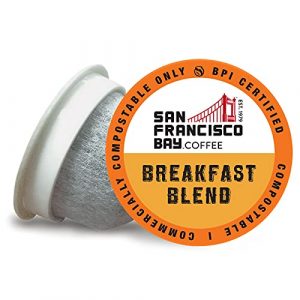 San Francisco Bay Compostable Coffee Pods – Breakfast Blend (80 Ct) K Cup Compatible including Keurig 2.0, Medium Roast : Grocery & Gourmet Food