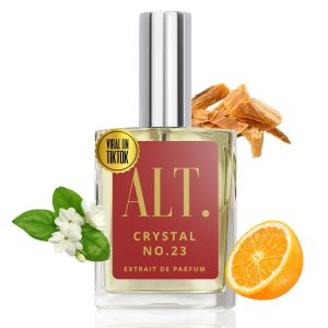 ALT. FRAGRANCES Crystal No. 23 – Inspired by Baccarat Rouge 540, Unisex Perfume, Extrait de Parfum, Long Lasting Perfume for Men & Women with Jasmine, Amberwood & Cedar Notes, 60ml