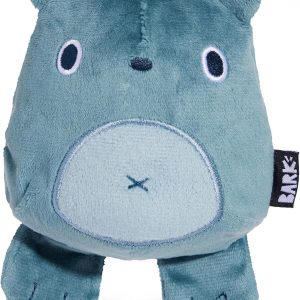 Barkbox Grey Bear Hugger Super Chewer 2-in-1 Plush Exterior Hard Core Plush Toy, Large Breeds