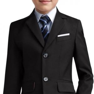 Boys Blazers Slim Fit Suit Jacket Kids Formal Tuxedo Blazer Outfit for Party School