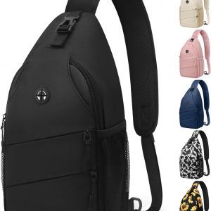 Crossbody Bags for Women Men Trendy Sling Bag Backpack Casual Chest Bag with Convertible Shoulder Strap