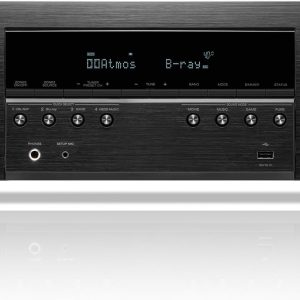 Denon AVR-S970H 8K Ultra HD 7.2 Channel (90W X 7) AV Home Audio Receiver, Built for Gaming, Music Streaming, 3D Audio & Video, Alexa + HEOS, Black, Bluetooth Amplifier