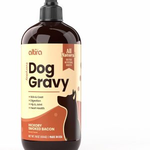 Everyday Dog Gravy - Premium Wet Dog Food Gravy Toppers for Dry Food – Tasty & Nutritious with Essential Vitamins and Supplements – Hip and Joint Supplement (Bacon)