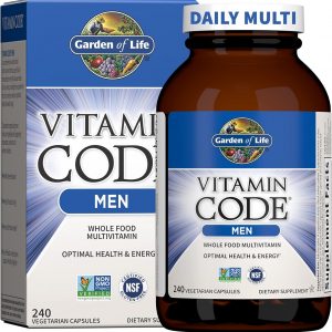 Garden of Life Vitamin Code®, Whole Food Multivitamin for Men, 240 Vegetarian Capsules