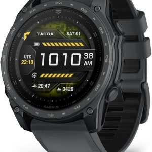 Garmin tactix® 8 – 51mm Cerakote, Premium Tactical GPS Smartwatch, AMOLED Display, Applied Ballistics® Solver, Slate Gray Premium Cerakote Coating