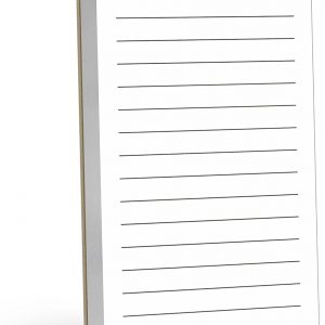 Hebayy 100 Pages Food&Shit Magnetic Back Funny Grocery List Planner Note Pad To Do List for Fridge Locker (3" x 8")