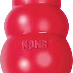 KONG Classic Stuffable Dog Toy - Fetch & Chew Toy for Dogs - Treat-Filling Capabilities & Erratic Bounce for Extended Play Time - Durable Natural Rubber Material - for Large Dogs