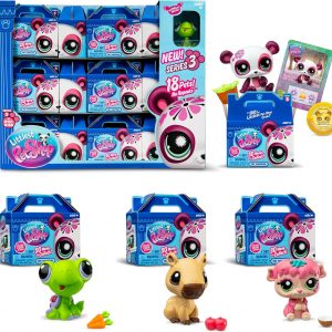 Littlest Pet Shop - Pet Surprise Display - Series 3 18 Pets Collector Set + 1 Bonus Pet, Gen 7 Authentic LPS Bobble Head Toy Figure, Collectible Toy Animal, Ages 4+