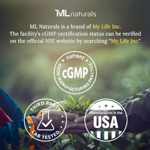 ML Naturals High Potency Liposomal Vitamin C 1,700mg Serving, 180 Vegetable Capsules, High-Potency, Long-Lasting Effect, Gluten-Free