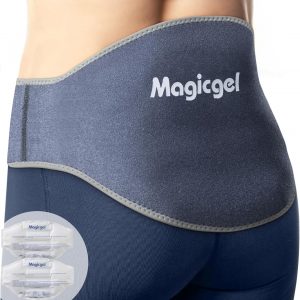 Magic Gel Ice Pack for Back Reusable - 2X Lower Back Ice Pack - Soft Compress for Hot or Cold Therapy - Soft Pad for Lower Lumbar, Sciatica, Tailbone Support