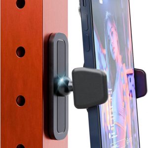 Magnetic Phone Holder for Gym – Essential Gym Rats Stuff – Magnetic Tripod for iPhone and Magnet Phone Mount– Home Workout Accessories and Gear