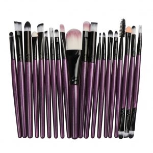 Makeup Brushes 20pcs Proffesional Cosmetics for Face Makeup Brush Set Powder Concealer Eyeshadow Eyebrow Lip Brush Beauty Tools Makeup Brushes zihei