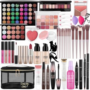 Makeup Kit for Women Full Kit Include Foundation Eyeshadow Palette Makeup Brushes Makeup Sets for Teens Girls, All In One Makeup Gift Set for Women and Beginner, Mothers Day Gifts, Graduation Gifts