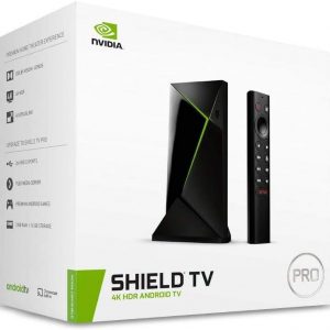 NVIDIA Shield Android TV Pro | 4K HDR Streaming Media Player High Performance, Dolby Vision, 3GB RAM, 2X USB, Works with Alexa, Model:945-12897-2500-101