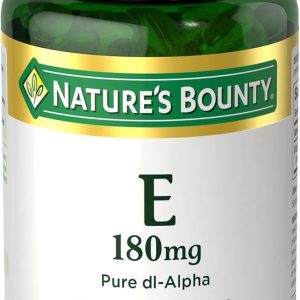 Nature's Bounty Vitamin E Pills and Supplement Softgels, Supports Antioxidant Health, 400iu, 120 Count