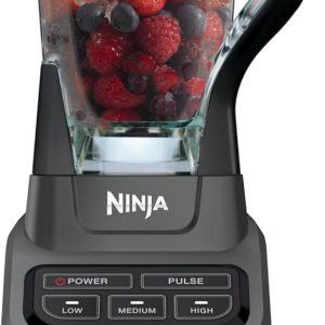 Ninja Professional Blender 1000W, Total Crushing Technology- Smoothies, Ice Crushing & Frozen Fruit, Full-Size Countertop Blender, 72-oz. Pitcher, Black & Grey, BL610