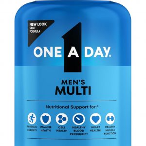 One A Day Multivitamin for Men - Daily Mens Multivitamins with Vitamin D, Zinc, Folic Acid, and B Vitamins, Physical Energy Support, 200 Count