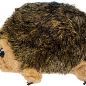 Outward Hound Hedgehogz Stuffed Dog Toy – Soft Plush Hedgehog, Grunts & Squeaks, Medium, 9" x 5" x 6.5"