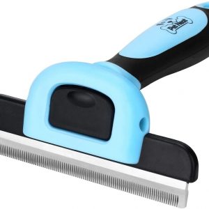 Pet Grooming Brush Effectively Reduces Shedding by Up to 95% Professional Deshedding Tool for Dogs and Cats