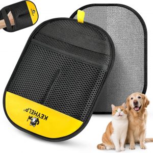 Pet Hair Removal Glove for Dogs & Cats, Newly Upgraded Reusable Electrostatic Pet Hair Glove, Magic Brush Pet Hair Remover Tool for Clothing, Couch, Carpet, Car Seat