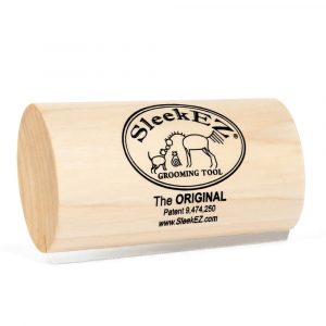 SleekEZ Dog Brush for Shedding & Dog Grooming Supplies | Pet Hair Removal Tool | Great For All Fur Types | For Short, Medium, & Long Hair Pets | Reduces Shedding by 95% | Made in USA | 5 inch