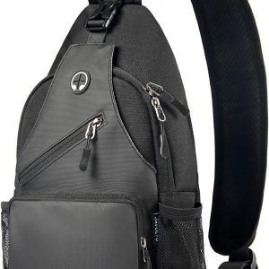 Sling Bag Crossbody Backpack – Shoulder Chest Daypack – Lightweight Travel Hiking Bag Fits 10.2" Ipad & Essentials
