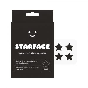 Starface Hydro-Star Black Pimple Patches BIG PACK, Hydrocolloid, Clinically Proven Spot Shrinking in 6 Hours, Absorb Fluid, Reduce Redness, Vegan, Cruelty-Free Skincare (96 Count)