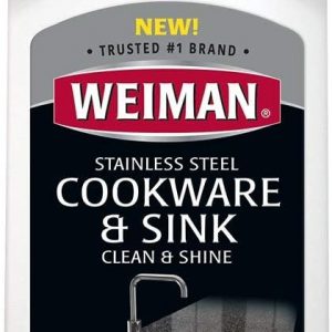 Weiman Stainless Steel Sink and Pots & Pans Cleaner and Polish