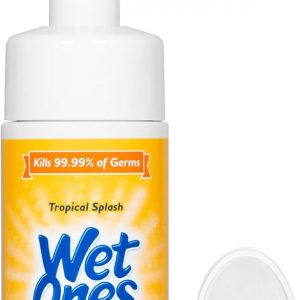 Wet Ones for Pets Antibacterial Dog Paw Cleaner with Built-in Brush, Foaming No-Rinse Formula for Cleaning Dirty Paws After Walks, Gentle Everyday Paw Wash for Dogs, 5 Oz