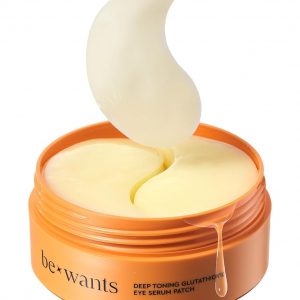 bewants Deep Toning Glutathione Eye Serum Patch | Korean Retinol and Caffeine Eye Patches | Advanced Glutathione Skincare Gel Patch | 60 Undereye Mask Patches