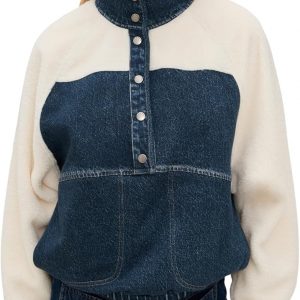 rag & bone Women's Miramar Fleece Sherpa Popover