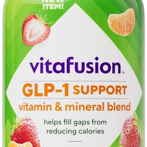 vitafusion GLP-1 Support Multivitamin, Vitamin and Mineral Blend, 15 Essential Nutrients, Citrus Berry Flavor, 90 Count, 45 Day Supply 