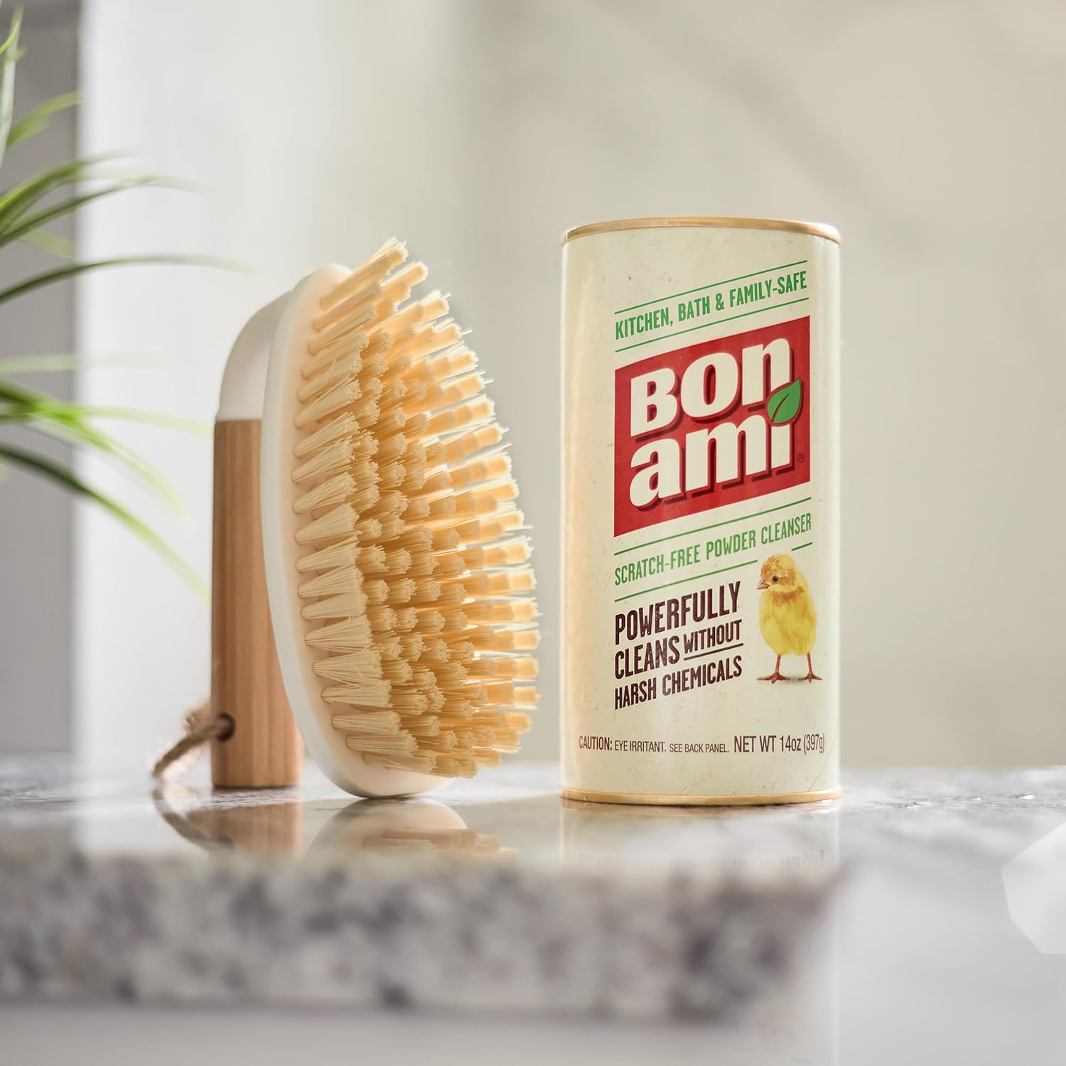 BON AMI Powder Cleanser for Kitchens & Bathrooms - All Types of Surfaces, Cleans Grime & Dirt, Polishes Surfaces, Absorbs Odors (2 Pack) - Image 5