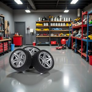 4Pcs Black Toy Car Wheel Tires,48mm Simulation Rubber Wheel Tire Wheel Toy Model DIY RC Spare Parts Easy Installation Small in Size,Remote and App Controlled Vehicles and Parts,Wheels and Tires