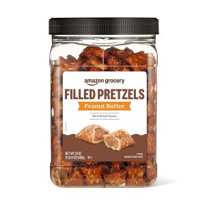 Amazon Grocery, Peanut Butter Filled Pretzels, 24 Oz