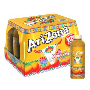 AriZona Mucho Mango - Fruit Juice Cocktail - 16 Fl Oz (Pack of 12)
