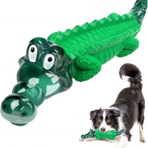 Dog Chew Toys for Aggressive Chewers -Indestructible Dog Toys for Large Dogs to Reduce Pet Anxiety and Boredom for Small, Medium, Large Breed