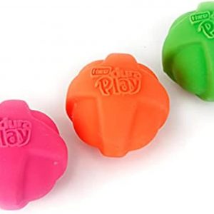 Hartz Dura Play Bacon Scented Squeak Ball Dog Toy for Small Breeds, 3 Pack