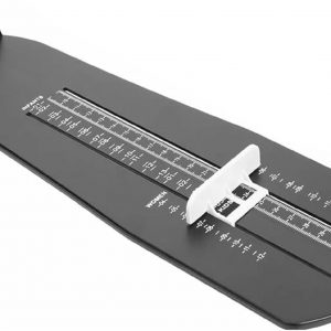 Kids Foot Measuring Device Shoe Sizer for Infants and Children Accurate Foot Length Measurement Tool High Quality ABS Plastic Clear Markings US Standard Shoe Size Chart（UK sizes）