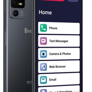 LIVELY Jitterbug Smart4 Smartphone for Seniors - Cell Phone for Seniors - Not Compatible with Other Wireless Carriers - No SIM Needed - Must Be Activated Phone Plan