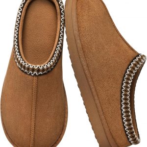 Litfun Memory Foam Slippers for Women Cozy Warm House Shoes Indoor and Outdoor