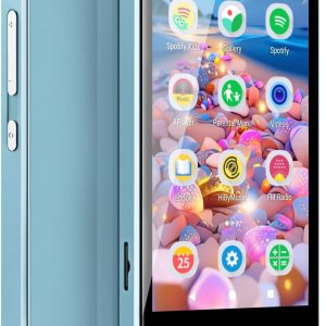 MP3 Player for Kids with Spotify, Parental Controls, Spotify Kids, Audible, Amazon Music, Libby, 4.0" IPS Kids MP4 Music Player Up to 512GB (Blue)