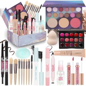 Makeup Kit Make Up Gift Set for Girls Makeup Set for Teenagers, Makeup Full Kit for Beginners & Professionals Travel Makeup Set for Teens & Adults