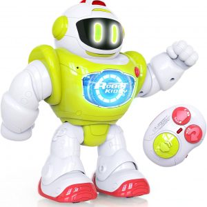 P&C Learning Toys Baby Walking Activity Remote Control Robot with Musical, Sounds, Light Interactive Early Toddlers Toy for 1 2 3 Birthday Gift