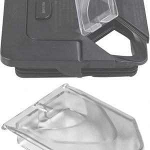 Pour Spout Cover Replacement for Ninja Blender Lid, Replacement Spout Cover for Ninja Blender 72 oz Square Pitcher, Suitable for NJ600-NJ602 and BL500-BL781, Clear