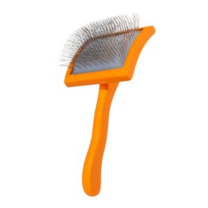 Slicker Brush for Dogs, Goldendoodle Brush for Fluff – Routine Essential for Poodles, Bernedoodles & Long Haired Breeds, Gentle Dematting & Easy-Clean Bristles – Skip the Groomer