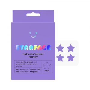 Starface Hydro-Star Recovery Patches BIG PACK, Hydrocolloid Patches with Aloe Vera and Vitamin A, Helps Soothe and Protect Skin After Picking, Shrinks Spots, Vegan, Cruelty-Free Skincare (96 Count)
